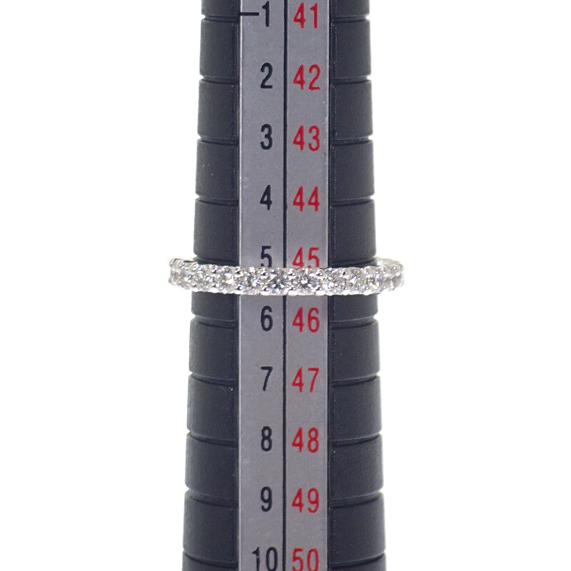 タサキ TASAKI ピアチェーレ ハーフエタニティ 5号 RD-F1790-PT950 リング Pt950プラチナ ダイヤモンド レディース【中古】【Aランク】
