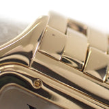 カルティエ CARTIER パンテールLM W25014B9 腕時計 K18イエローゴールド クオーツ シルバー文字盤 レディース【中古】【Aランク】