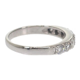 デザインジュエリー 6号 リング Pt900プラチナ ダイヤモンド レディース【中古】【Aランク】