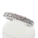 デザインジュエリー 6号 リング Pt900プラチナ ダイヤモンド レディース【中古】【Aランク】