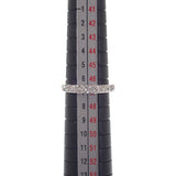 デザインジュエリー 6号 リング Pt900プラチナ ダイヤモンド レディース【中古】【Aランク】