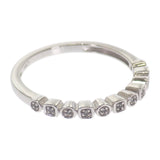 デザインジュエリー 15号 リング ダイヤモンド K14ホワイトゴールド レディース【中古】【Aランク】