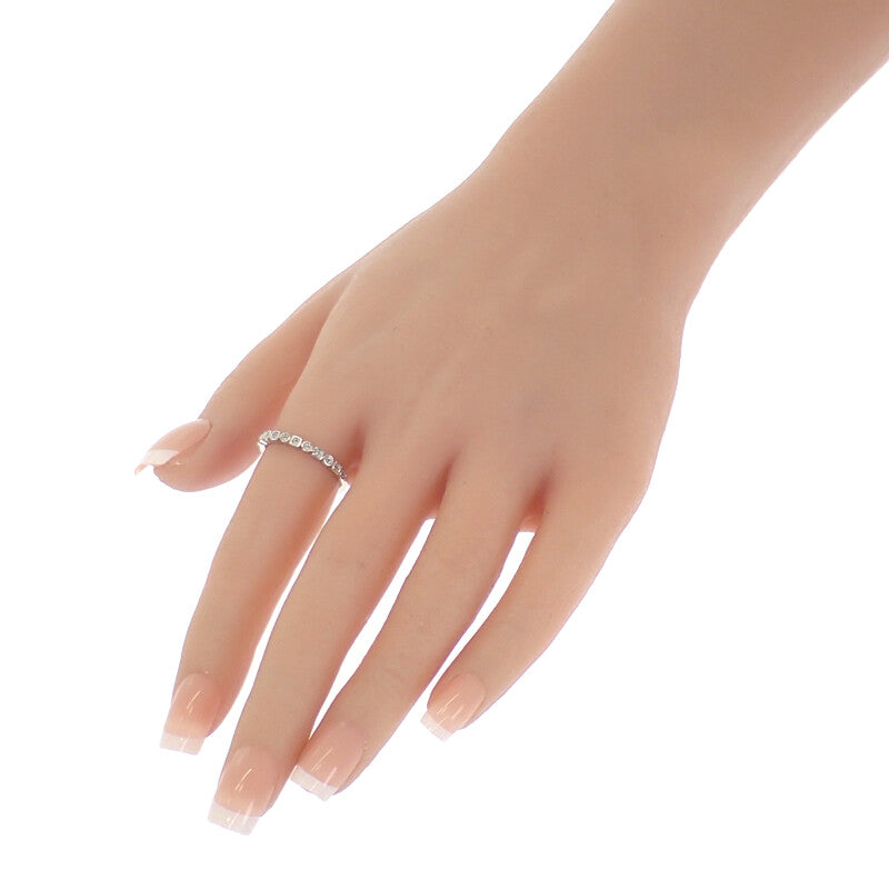 デザインジュエリー 11PD 15号 リング K14ホワイトゴールド ダイヤモンド レディース【中古】【Aランク】