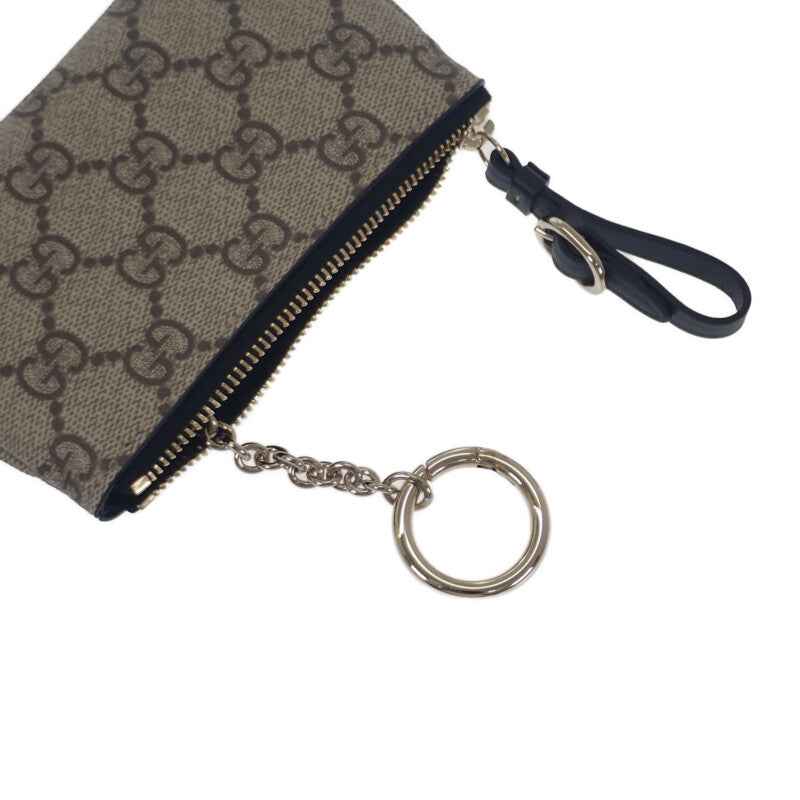 グッチ GUCCI キーケース 819113 コインケース ポリウレタン ブラウン ゴールド金具 メンズ レディース【中古】【Aランク】