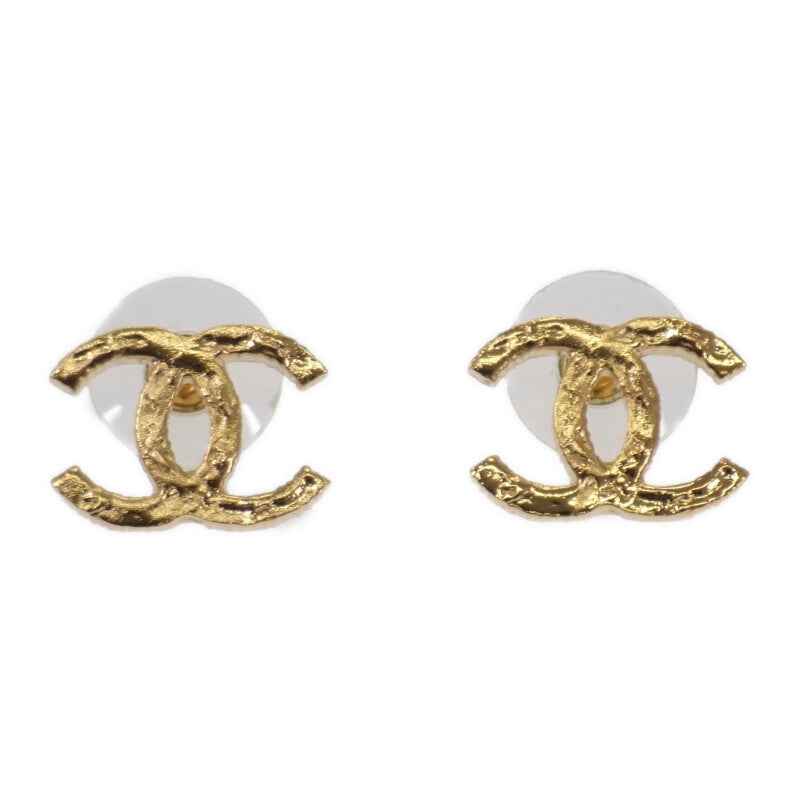 シャネル CHANEL ココマーク ABC502 ピアス メタル ゴールド レディース【中古】【Aランク】