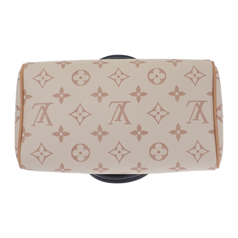 ルイヴィトン LOUIS VUITTON スピーディ バンドリエール 20 M46906 2WAYバッグ モノグラムデュンヌ ホワイト ベージュ レディース【中古】【Aランク】
