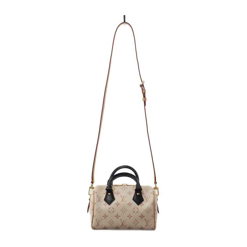 ルイヴィトン LOUIS VUITTON スピーディ バンドリエール 20 M46906 2WAYバッグ モノグラムデュンヌ ホワイト ベージュ レディース【中古】【Aランク】