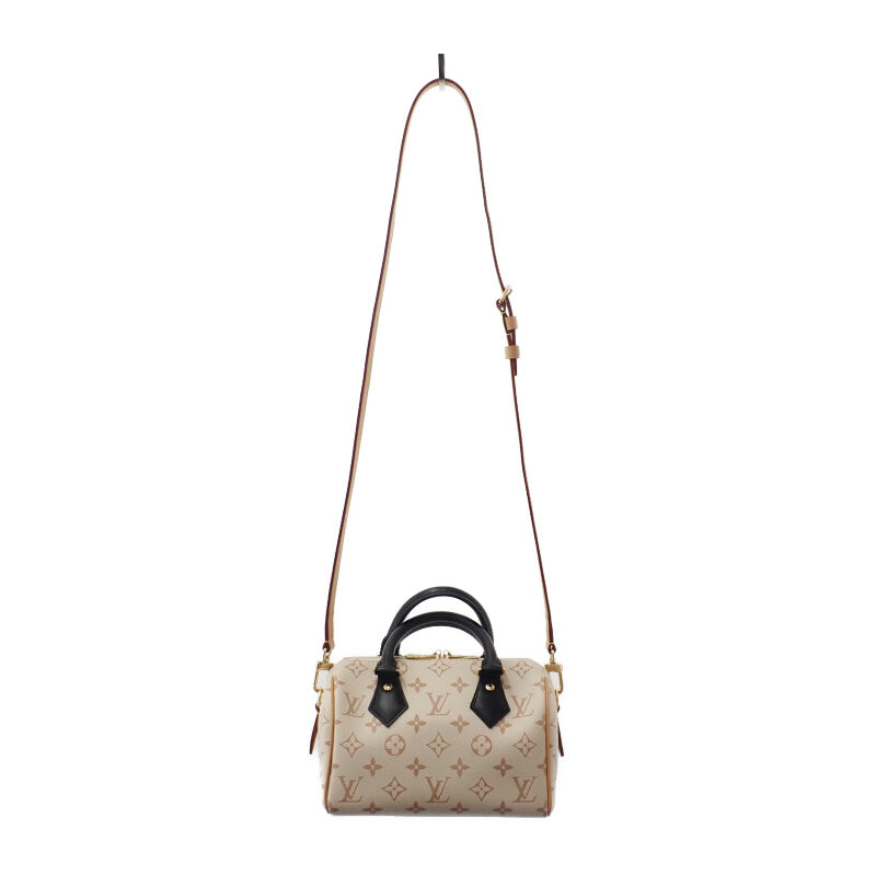 ルイヴィトン LOUIS VUITTON スピーディ バンドリエール 20 M46906 2WAYバッグ モノグラムデュンヌ ホワイト ベージュ レディース【中古】【Aランク】