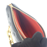 ルイヴィトン LOUIS VUITTON クッサンPM M21263 モノグラム 2WAYバッグ ハンドバッグ ショルダーバッグ クラッチバッグ レザー ブラック ゴールド金具 レディース【中古】【Aランク】