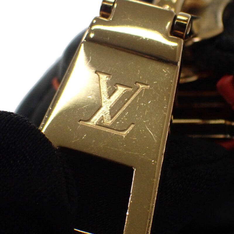 ルイヴィトン LOUIS VUITTON クッサンPM M21263 モノグラム 2WAYバッグ ハンドバッグ ショルダーバッグ クラッチバッグ レザー ブラック ゴールド金具 レディース【中古】【Aランク】