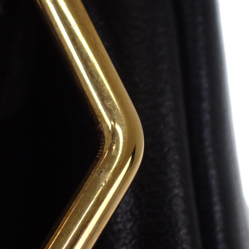 ルイヴィトン LOUIS VUITTON クッサンPM M21263 モノグラム 2WAYバッグ ハンドバッグ ショルダーバッグ クラッチバッグ レザー ブラック ゴールド金具 レディース【中古】【Aランク】