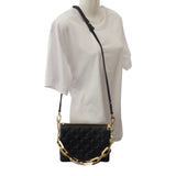 ルイヴィトン LOUIS VUITTON クッサンPM M21263 モノグラム 2WAYバッグ ハンドバッグ ショルダーバッグ クラッチバッグ レザー ブラック ゴールド金具 レディース【中古】【Aランク】