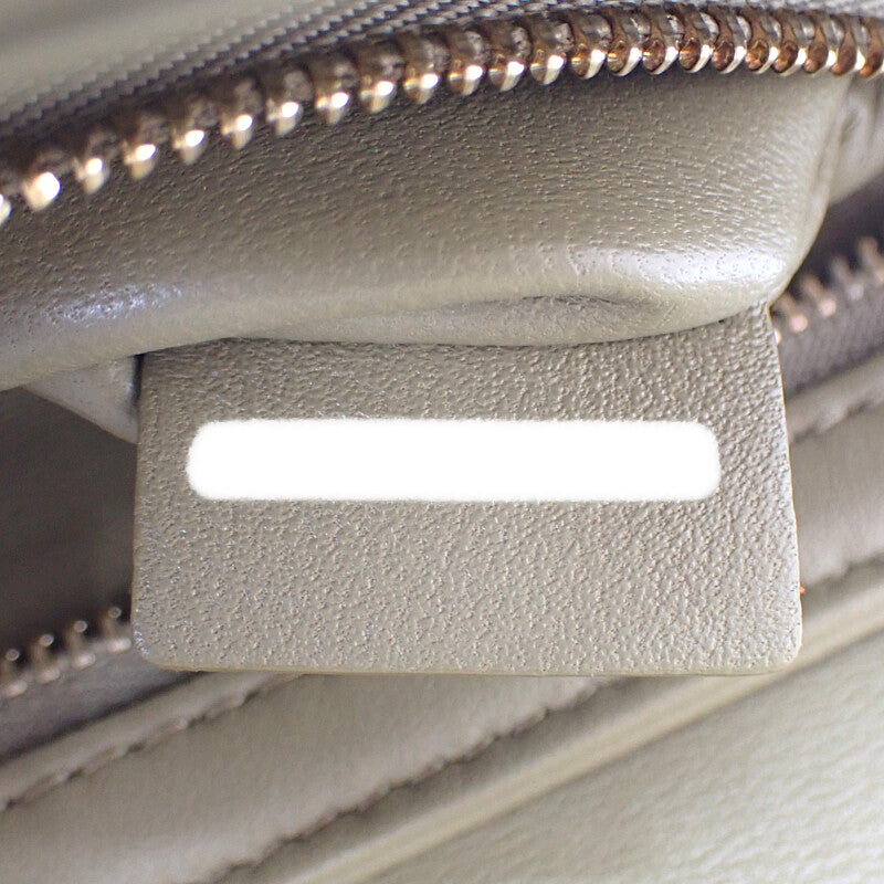セリーヌ CELINE ティーントリオンフバッグ 188423BF4.18BZ ショルダーバッグ カーフ カーキ ダークセピア ゴールド金具 レディース【中古】【Aランク】