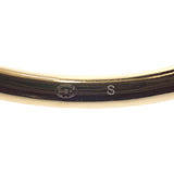 シャネル CHANEL CC ココマーク S B24P刻印 バングル メタル ブラック ゴールド レディース【中古】【ABランク】