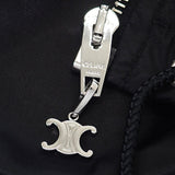 セリーヌ CELINE トリオンフ トラックスーツ RV0L6978Z.38NO ナイロンジャケット ナイロン ブラック メンズ【中古】【Aランク】