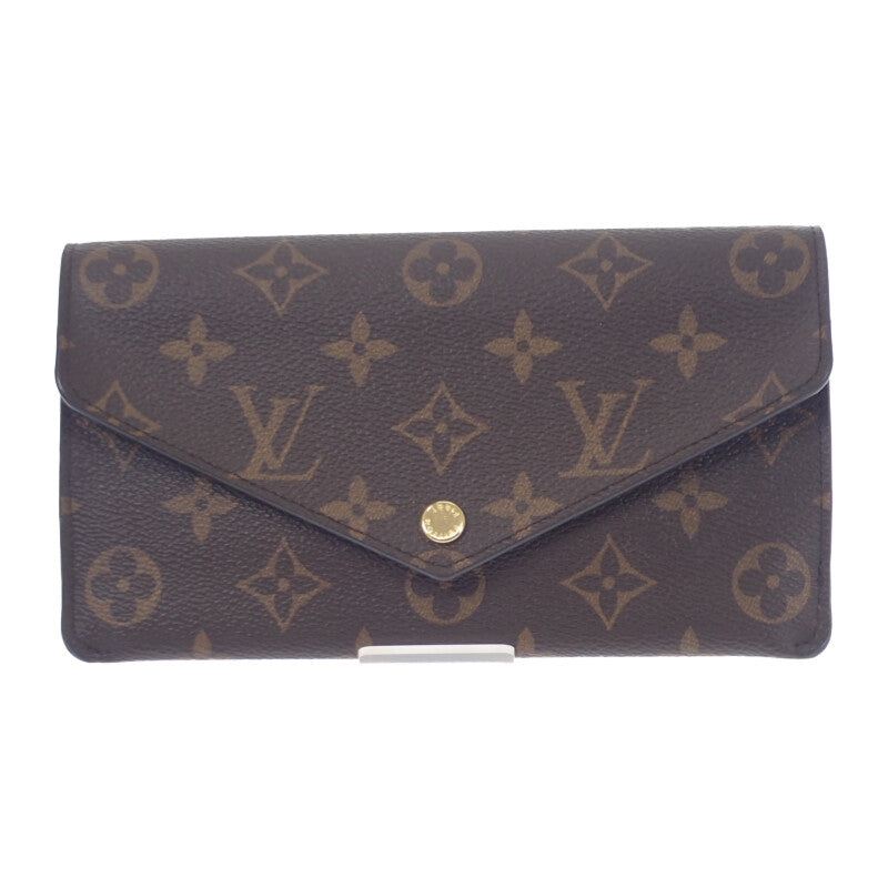 ルイヴィトン LOUIS VUITTON ポルトフォイユ・ジャンヌ M62155 長財布 モノグラムキャンバス フューシャ レディース メンズ【中古】【ABランク】