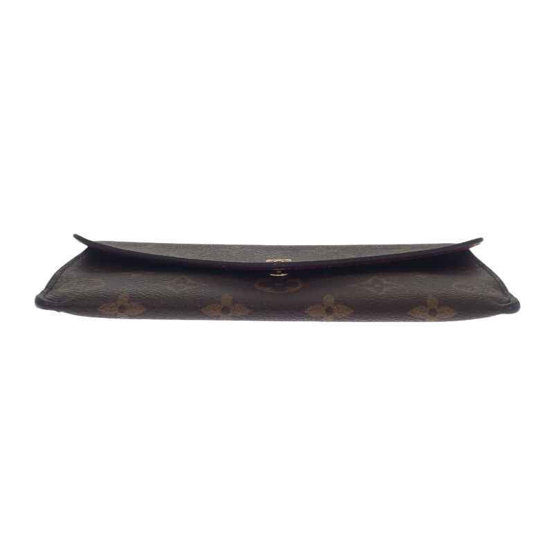 ルイヴィトン LOUIS VUITTON ポルトフォイユ・ジャンヌ M62155 長財布 モノグラムキャンバス フューシャ レディース【中古】【ABランク】