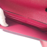 ルイヴィトン LOUIS VUITTON ポルトフォイユ・ジャンヌ M62155 長財布 モノグラムキャンバス フューシャ レディース【中古】【ABランク】