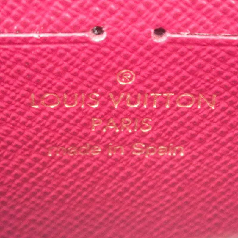路易威登 LOUIS VUITTON Jeanne M62155 錢包 長夾 Monogram 帆布 紫紅色 女款 男款【中古】【AB級】