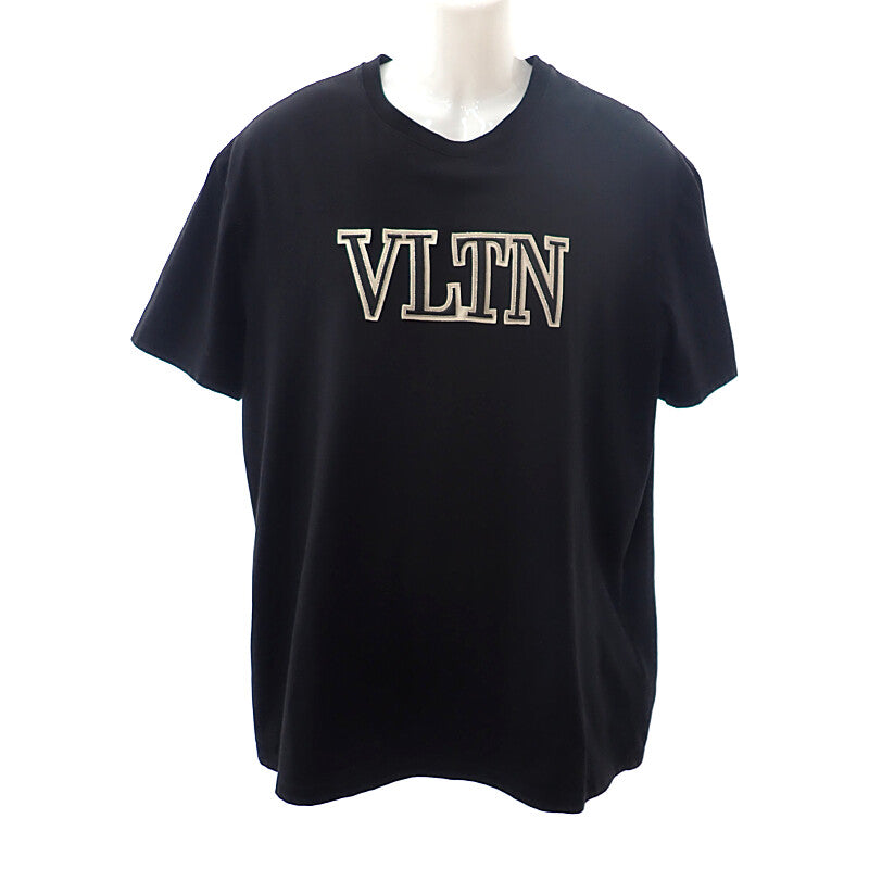 ヴァレンチノ VALENTINO VLTN XL 1V3MG10V8RB_0NO 半袖Tシャツ コットン ブラック メンズ【中古】【Aランク】