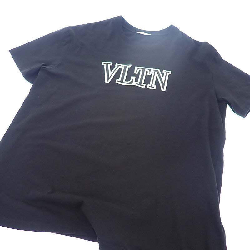 ヴァレンチノ VALENTINO VLTN XL 1V3MG10V8RB_0NO 半袖Tシャツ コットン ブラック メンズ【中古】【Aランク】