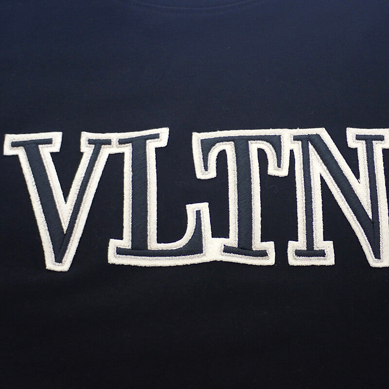ヴァレンチノ VALENTINO VLTN XL 1V3MG10V8RB_0NO 半袖Tシャツ コットン ブラック メンズ【中古】【Aランク】