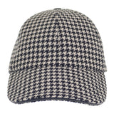 ディオール Dior ベースボール 千鳥格子 25PDP922I120 キャップ ウール ナイロン シルク ブラック ホワイト 57 レディース【中古】【Aランク】