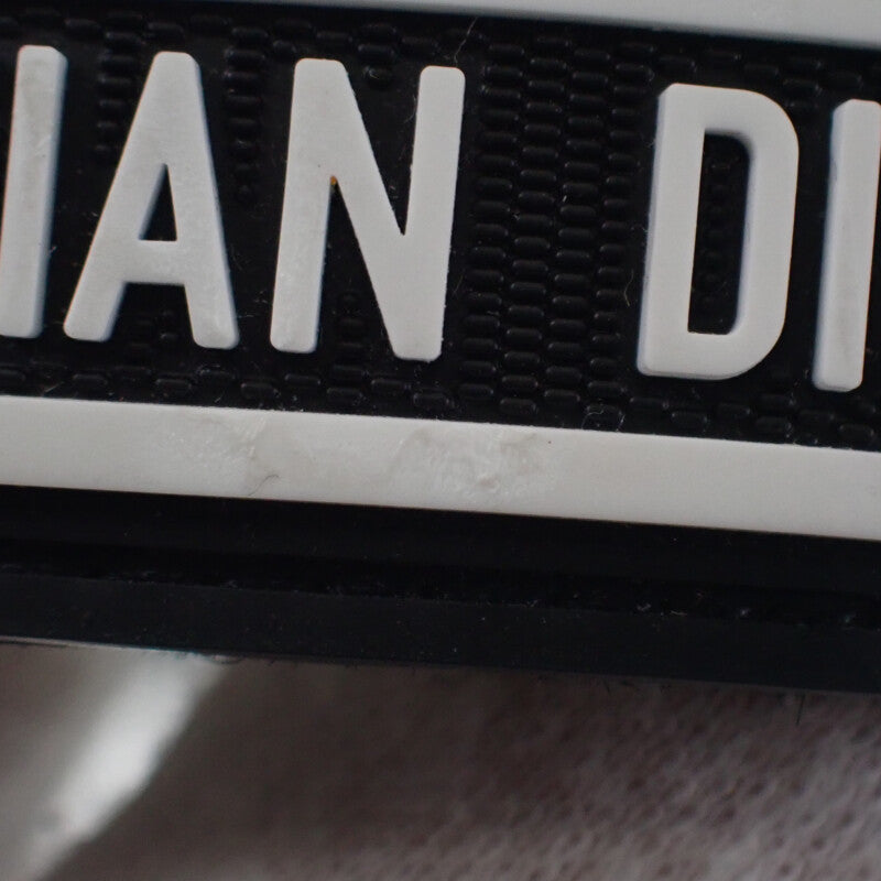 ディオール Dior ベースボール 千鳥格子 25PDP922I120 キャップ ウール ナイロン シルク ブラック ホワイト 57 レディース【中古】【Aランク】