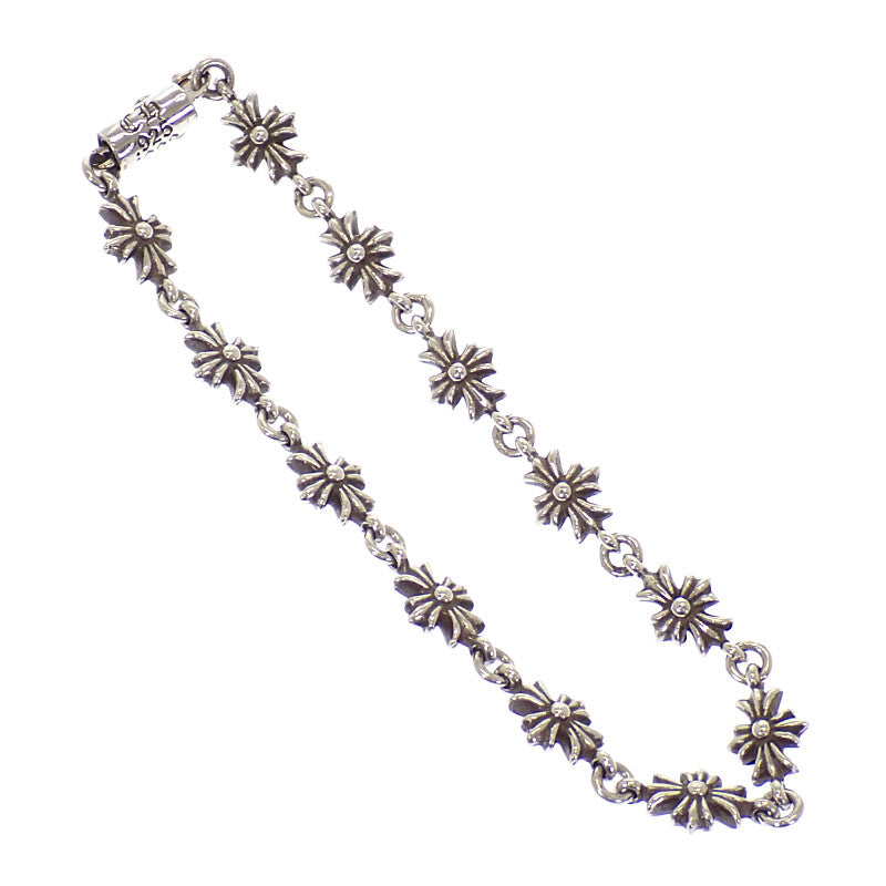 クロムハーツ CHROME HEARTS タイニーE CHプラス 2354-304-9800-9150 ブレスレット シルバー925 14ホワイトゴールド メンズ【中古】【Aランク】