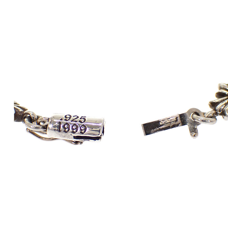 クロムハーツ CHROME HEARTS タイニーE CHプラス 2354-304-9800-9150 ブレスレット シルバー925 K14ホワイトゴールド メンズ【中古】【Aランク】