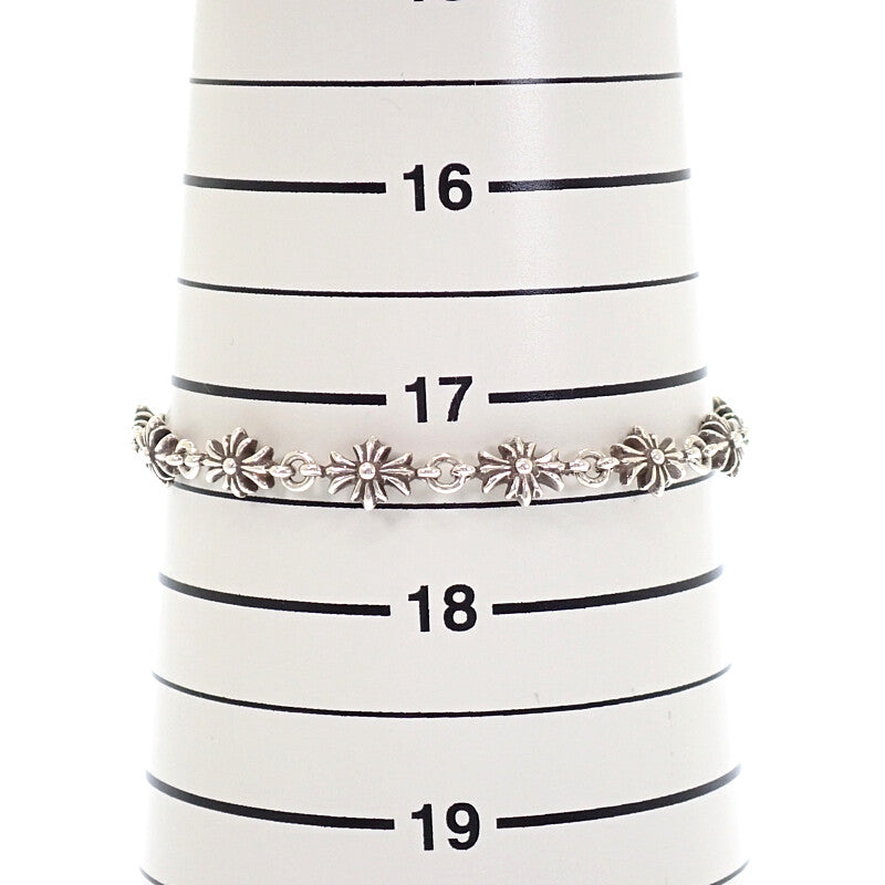 クロムハーツ CHROME HEARTS タイニーE CHプラス 2354-304-9800-9150 ブレスレット シルバー925 K14ホワイトゴールド メンズ【中古】【Aランク】