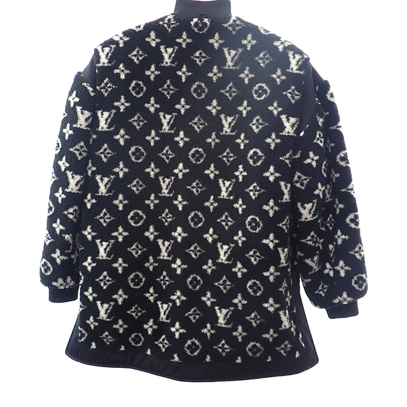 ルイヴィトン LOUIS VUITTON テディ ボンバー ジャケット 34 FQJA12GP1 ダウンジャケット ウール アクリル ブラック レディース【中古】【ABランク】