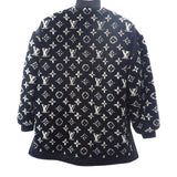 ルイヴィトン LOUIS VUITTON テディ ボンバー ジャケット 34 FQJA12GP1 ダウンジャケット ウール アクリル ブラック レディース【中古】【ABランク】