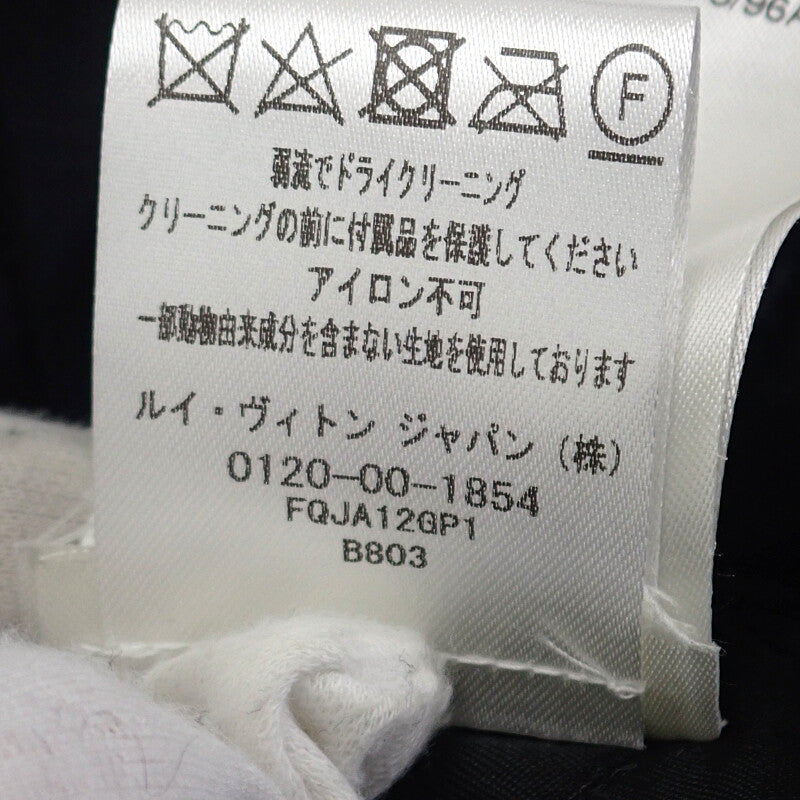 ルイヴィトン LOUIS VUITTON テディ ボンバー ジャケット 34 FQJA12GP1 ダウンジャケット ウール アクリル ブラック レディース【中古】【ABランク】