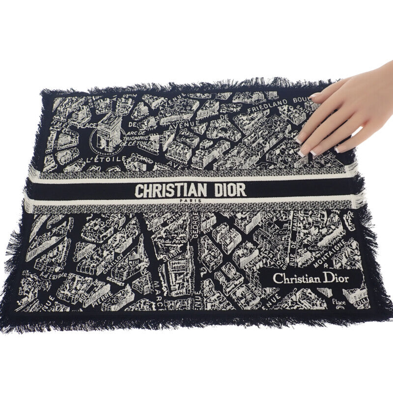 ディオール Dior プレースマット HYO04SPP0U_C900 その他小物 コットン ブラック レディース【中古】【Aランク】