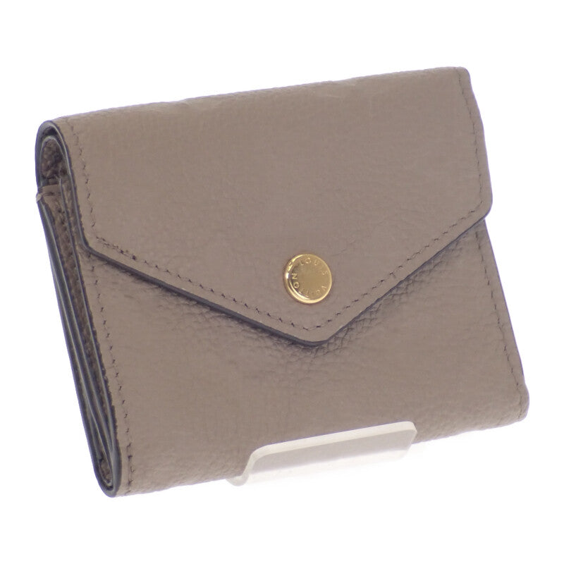 ルイヴィトン LOUIS VUITTON ポルトフォイユ・ゾエ M69800 三つ折り財布 モノグラムアンプラント トゥルトレール ゴールド金具 レディース【中古】【Aランク】