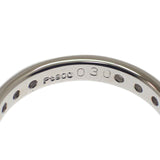 デザインジュエリー フルエタニティ 11号 リング Pt900プラチナ ダイヤモンド レディース【中古】【Aランク】