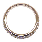 デザインジュエリー パヴェ 13号 リング K18ピンクゴールド ダイヤモンド レディース【中古】【Aランク】