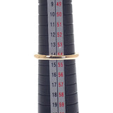 デザインジュエリー 加熱 14号 リング K18イエローゴールド ルビー ダイヤモンド レディース【中古】【Aランク】