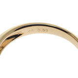 デザインジュエリー パヴェ 11号 リング K18イエローゴールド ダイヤモンド レディース【中古】【Aランク】