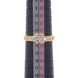 ポンテヴェキオ Ponte Vecchio フラワー 13号 リング K18イエローゴールド ダイヤモンド レディース【中古】【Aランク】