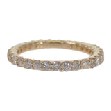 デザインジュエリー フルエタニティ 11号 リング K18イエローゴールド ダイヤモンド レディース【中古】【Aランク】