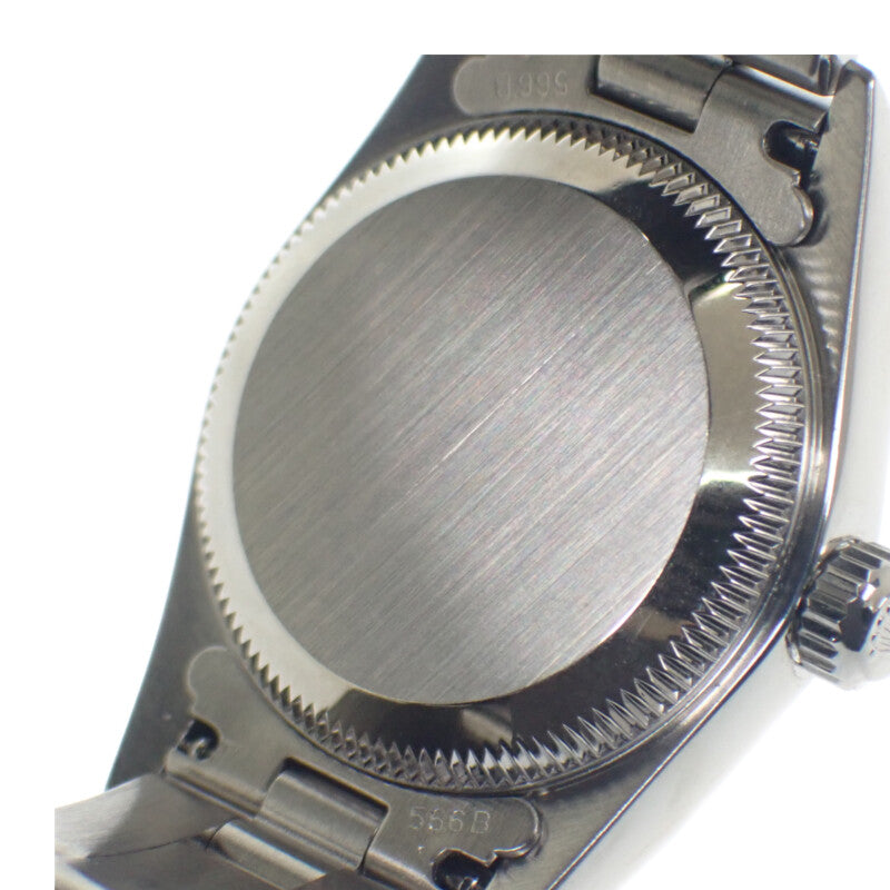 ロレックス ROLEX オイスターパーペチュアル Y番 76080 腕時計 ステンレススチール 自動巻き ブラック文字盤 レディース【中古】【ABランク】