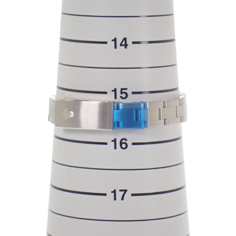 ロレックス ROLEX オイスターパーペチュアル Y番 76080 腕時計 ステンレススチール 自動巻き ブラック文字盤 レディース【中古】【ABランク】