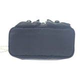 プラダ PRADA ミニバックパック 1BH029 ショルダーバッグ ナイロン サフィアーノ ブラック シルバー金具 レディース【中古】【Aランク】