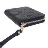ルイヴィトン LOUIS VUITTON ジッピー M60574 コインケース モノグラムアンプラント ブラック ゴールド金具 メンズ レディース【中古】【Sランク】