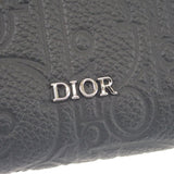 ディオール Dior グラビティ ジップ 2ESBC316FLG_H00N コインケース カーフ ブラック シルバー金具 レディース メンズ【中古】【Aランク】