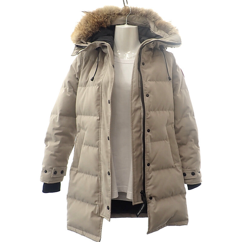 カナダグース CANADA GOOSE マッケンジーパーカ ダウンコート S 2302JL ダウンジャケット ポリエステル タン ベージュ レディース【中古】【ABランク】