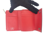 ルイヴィトン LOUIS VUITTON Supreme チェーンコンパクトウォレット M67755 エピ 二つ折り財布 レッド メンズ【中古】【ABランク】