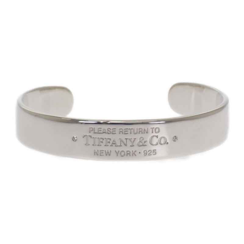 ティファニー TIFFANY&Co. ナローカフ 68174899 バングル シルバー925 ダイヤモンド レディース【中古】【Aランク】